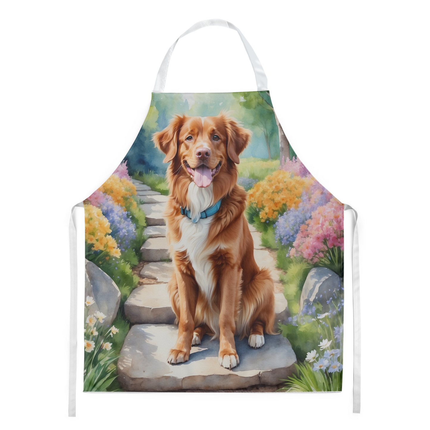 Nova Scotia Duck Tolling Retriever Spring Path Apron