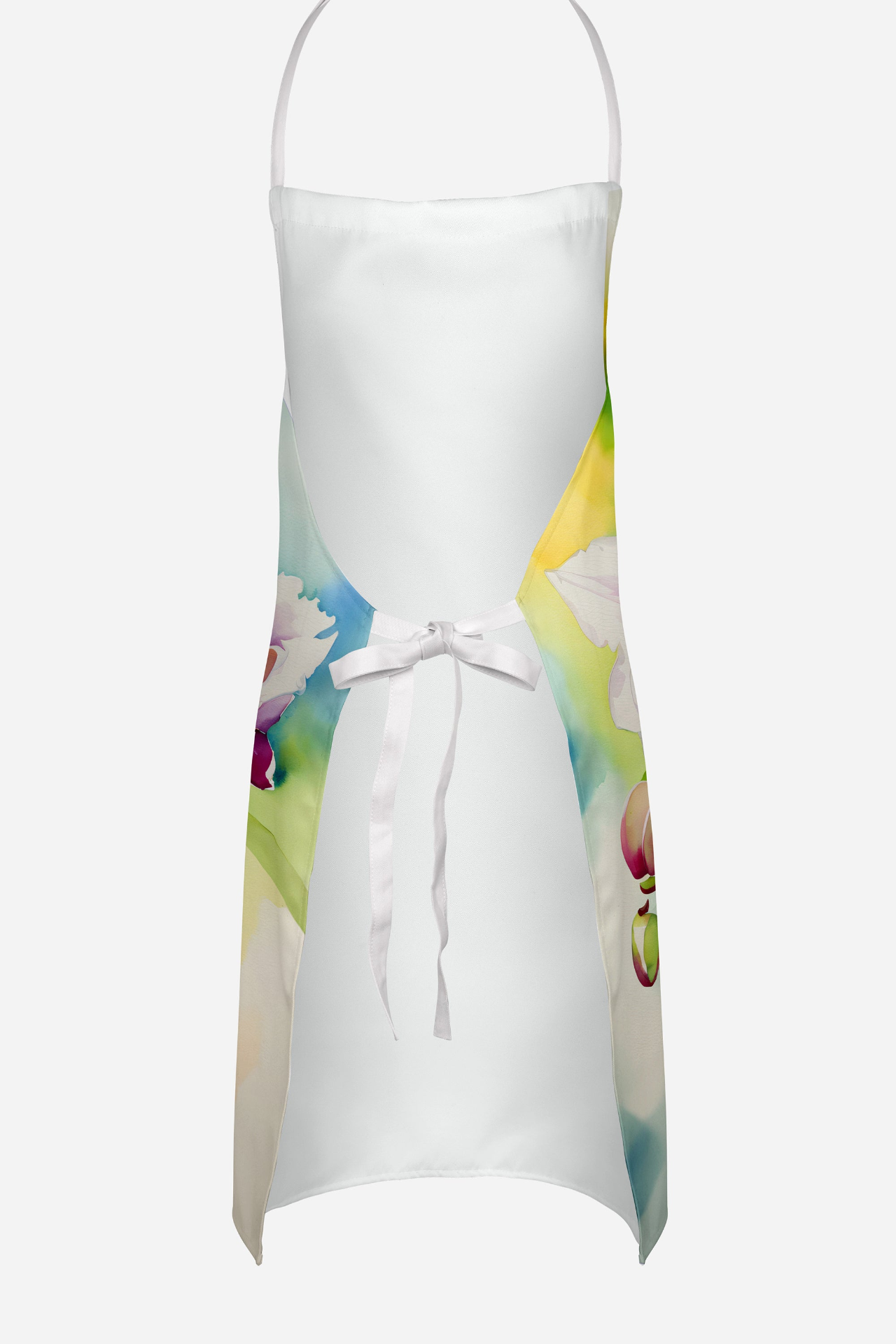 Orchids in Watercolor Apron