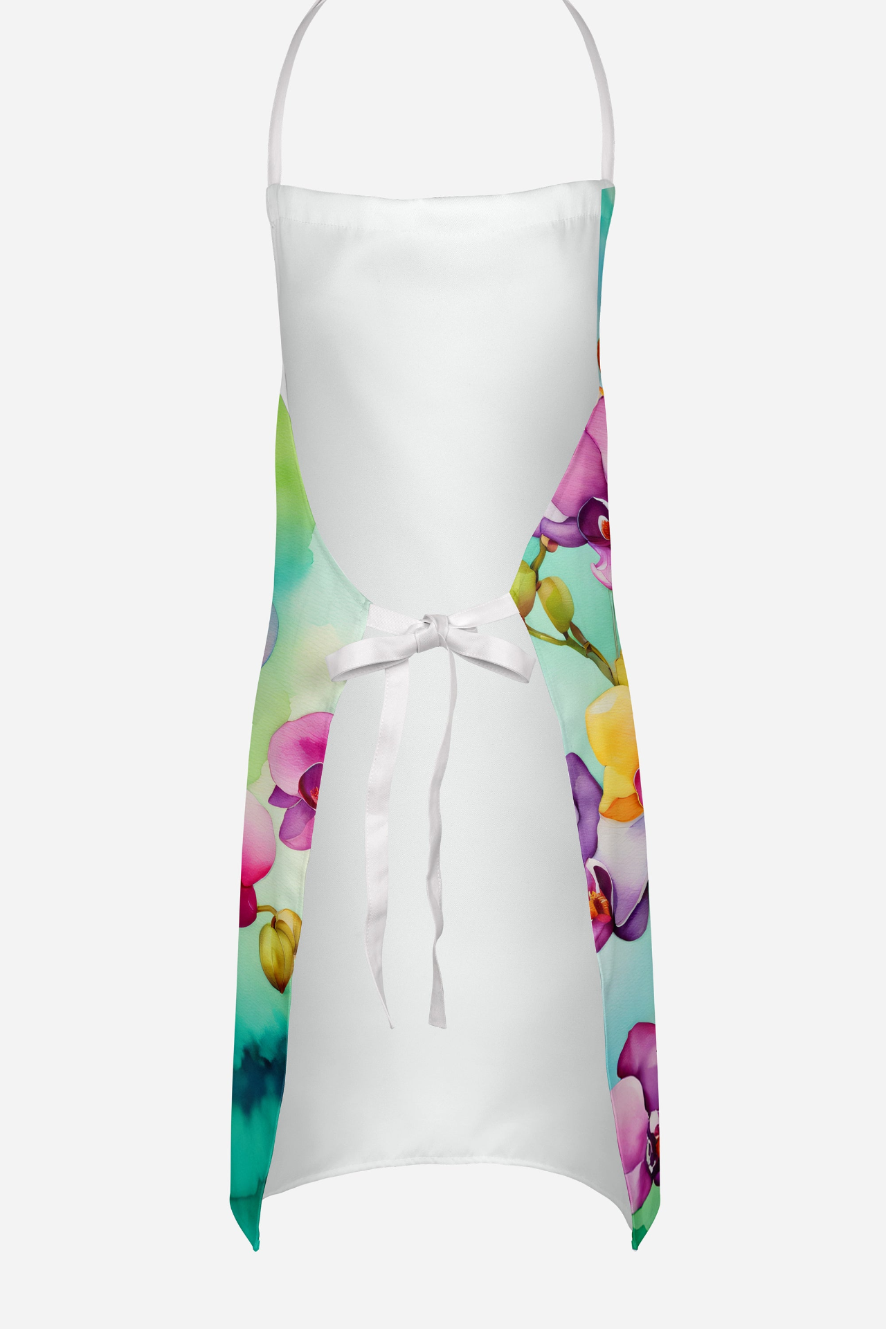 Orchids in Watercolor Apron