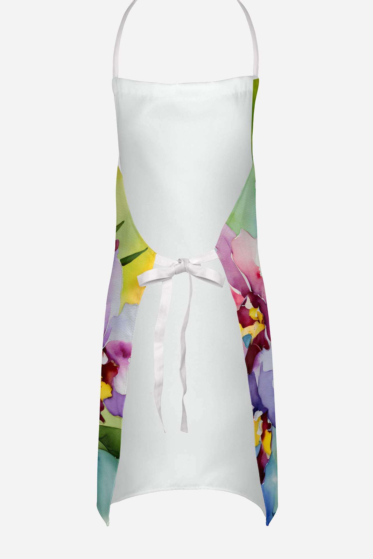 Orchids in Watercolor Apron