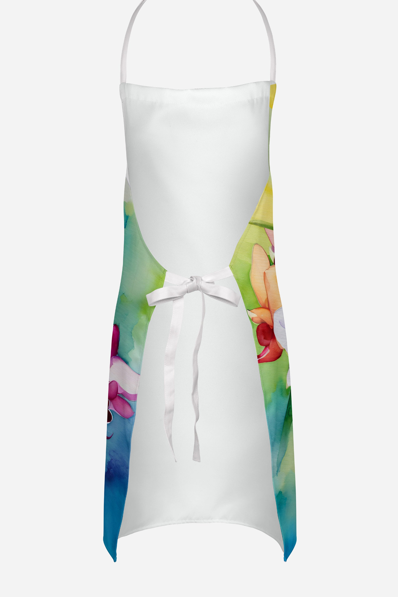 Orchids in Watercolor Apron