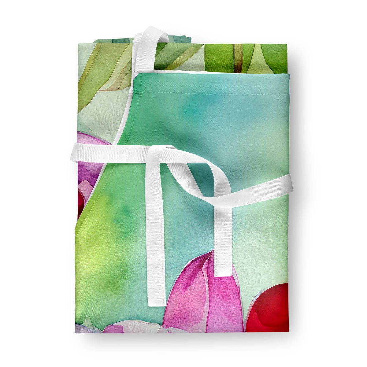 Orchids in Watercolor Apron