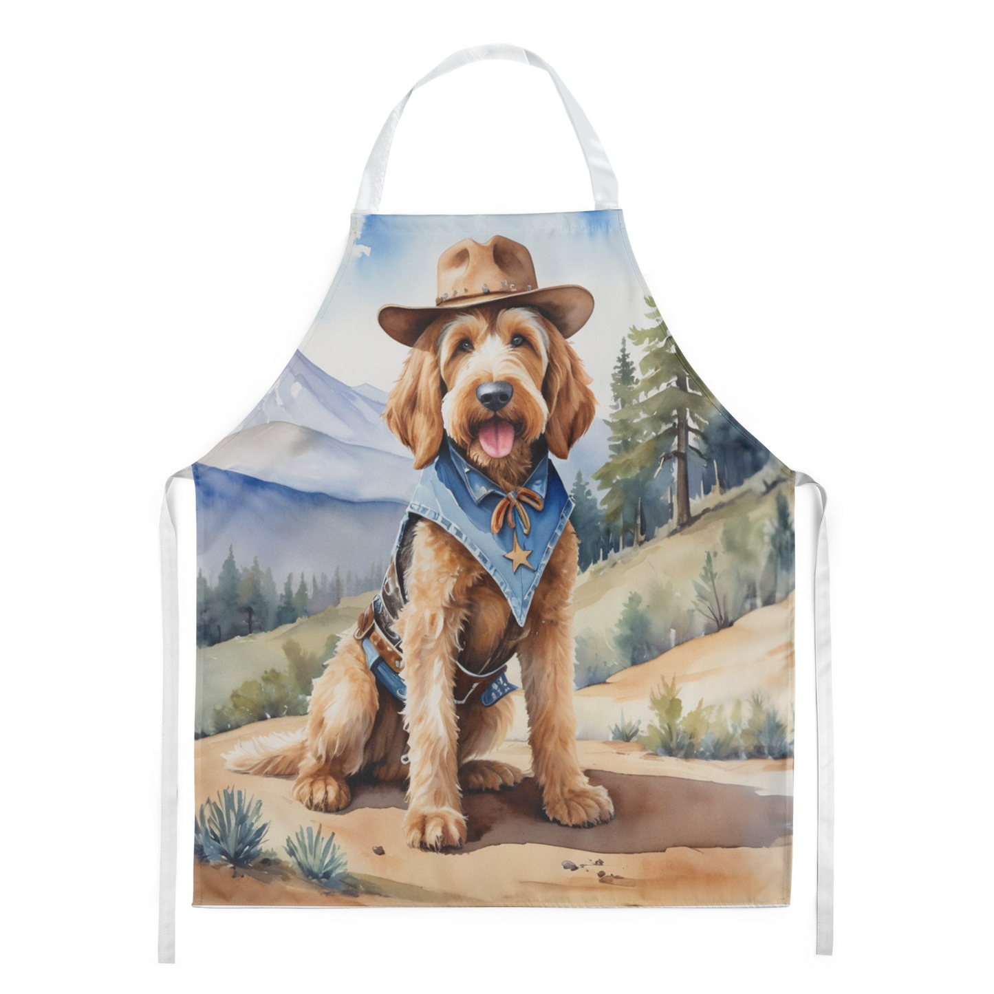 Otterhound Cowboy Welcome Apron