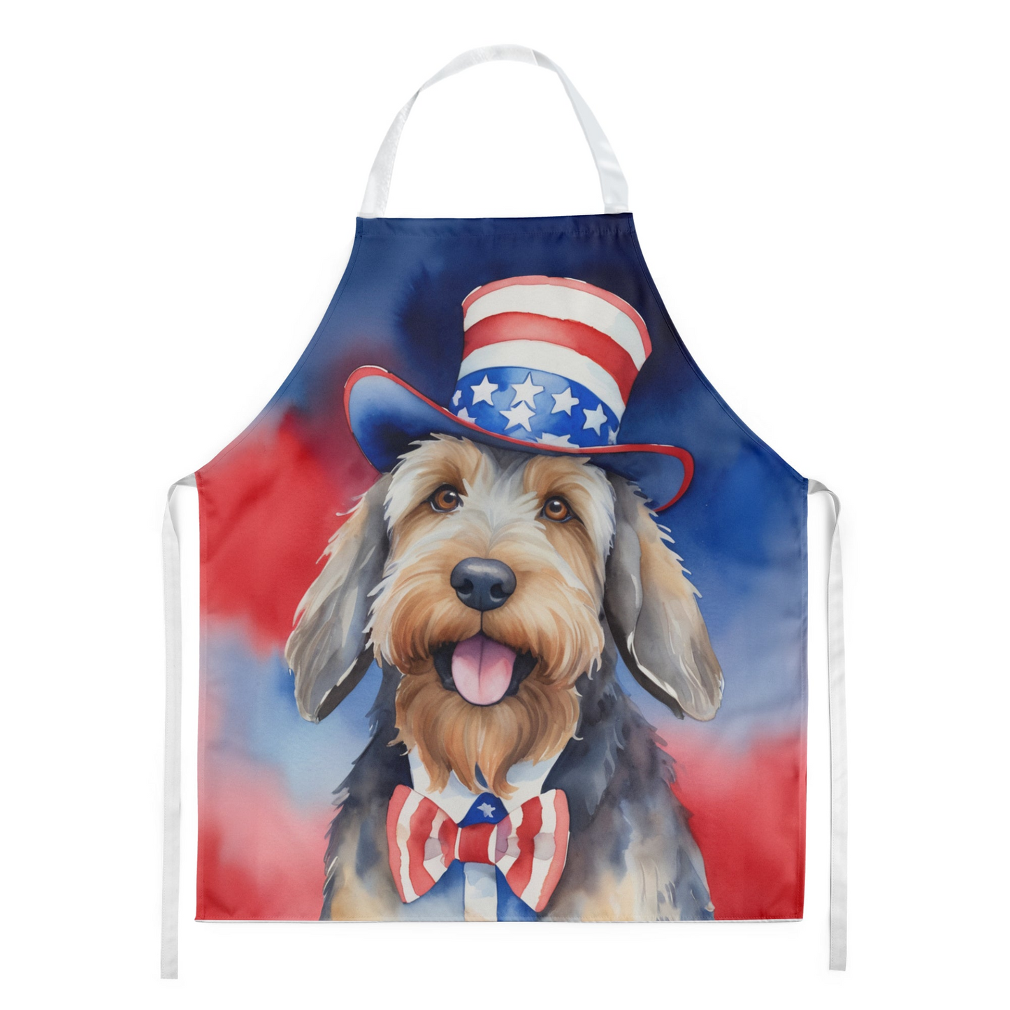 Otterhound Patriotic American Apron