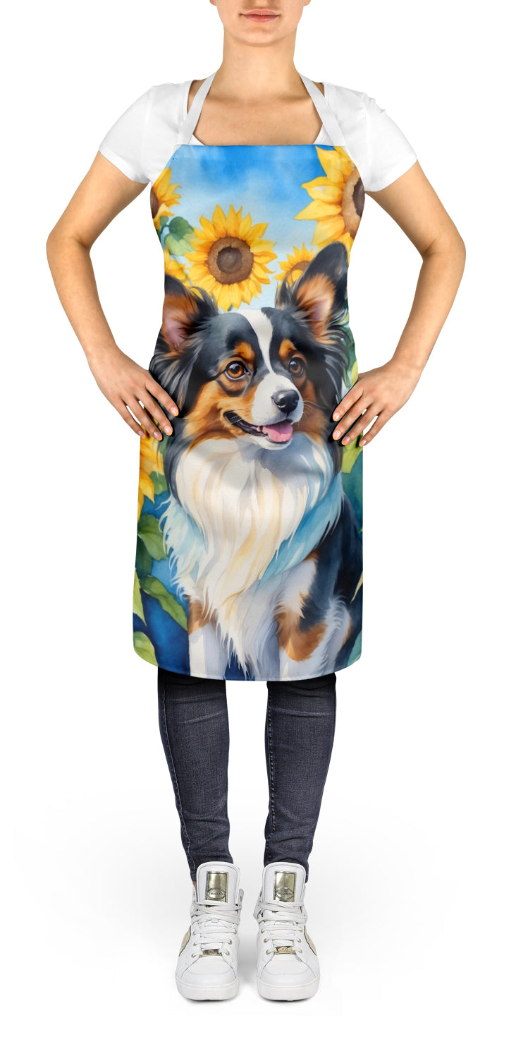 Papillon in Sunflowers Apron