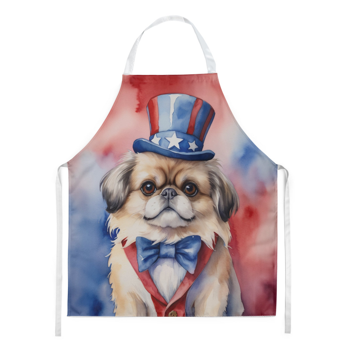 Pekingese Patriotic American Apron