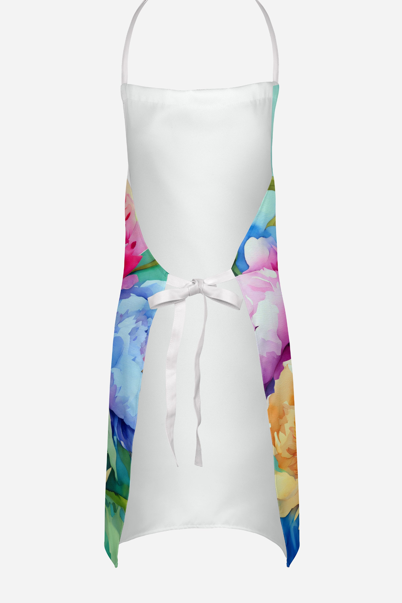 Peonies in Watercolor Apron