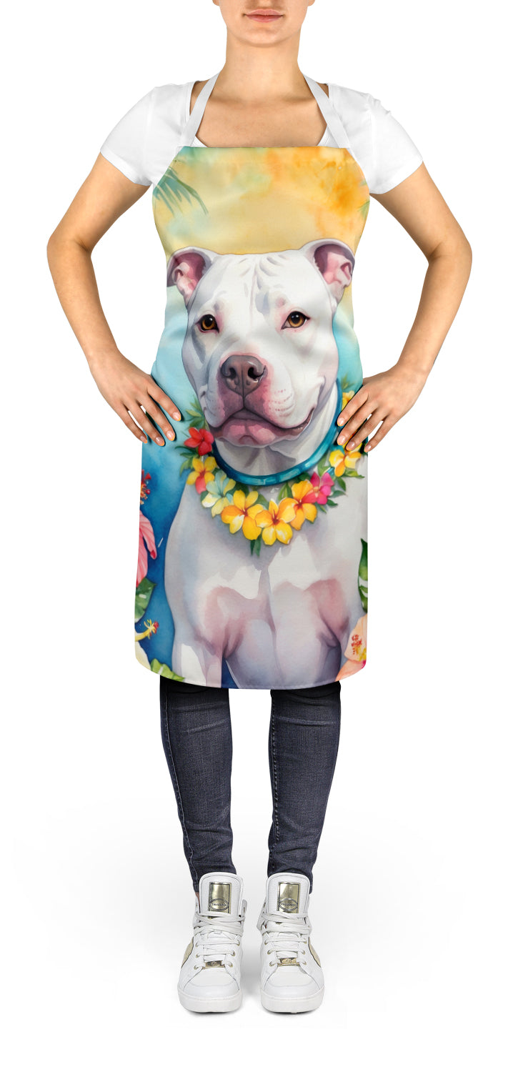 Pit Bull Terrier Luau Apron