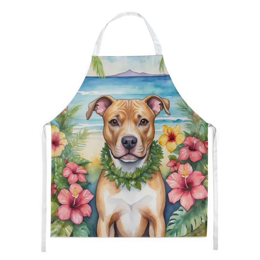 Pit Bull Terrier Luau Apron