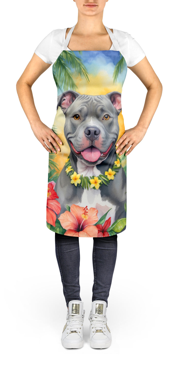 Pit Bull Terrier Luau Apron