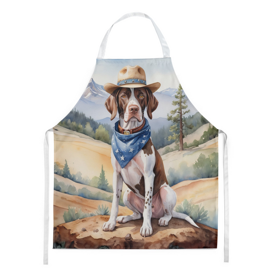 Pointer Cowboy Welcome Apron