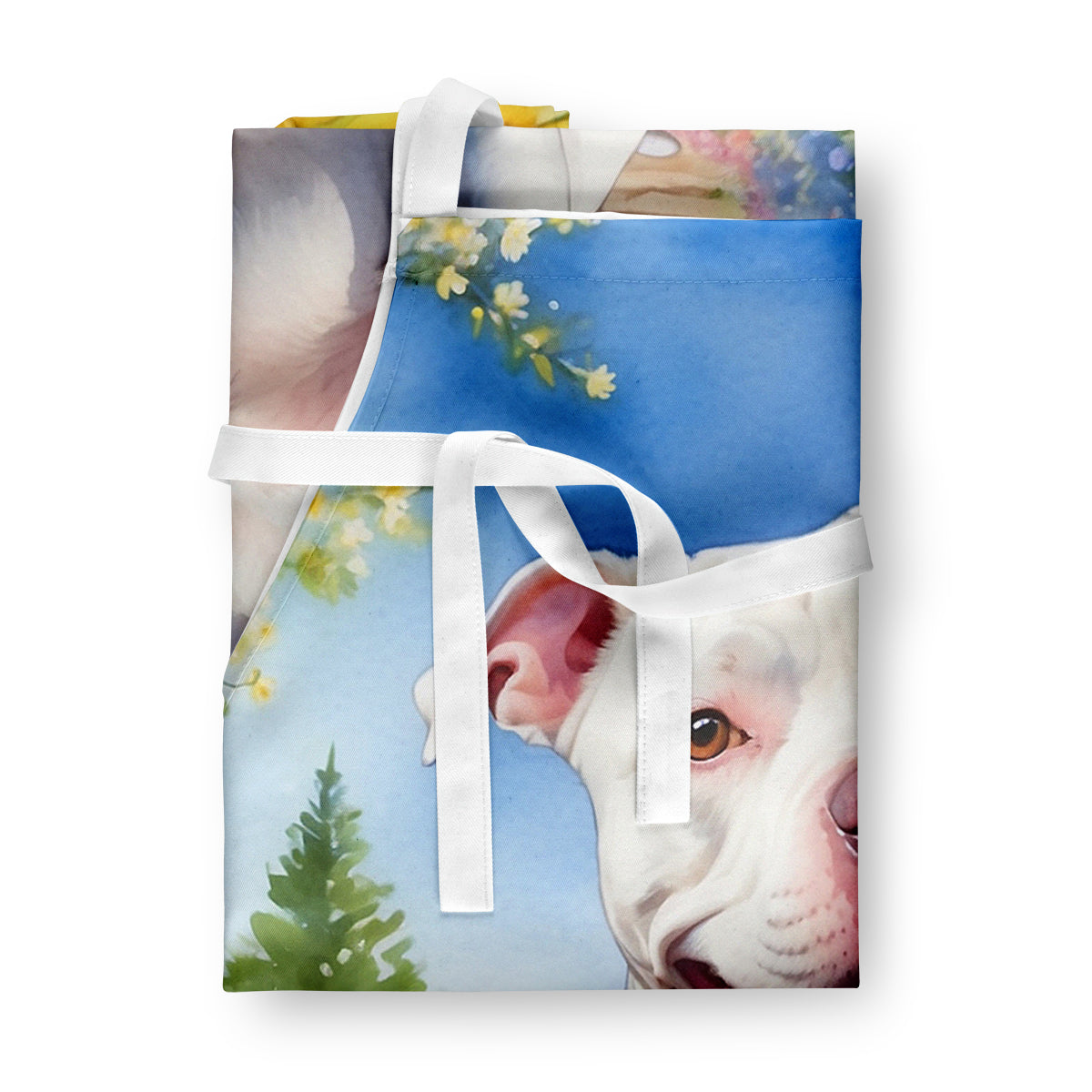 Pit Bull Terrier Spring Path Apron