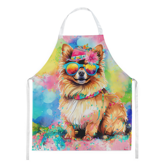 Pomeranian Hippie Dawg Apron