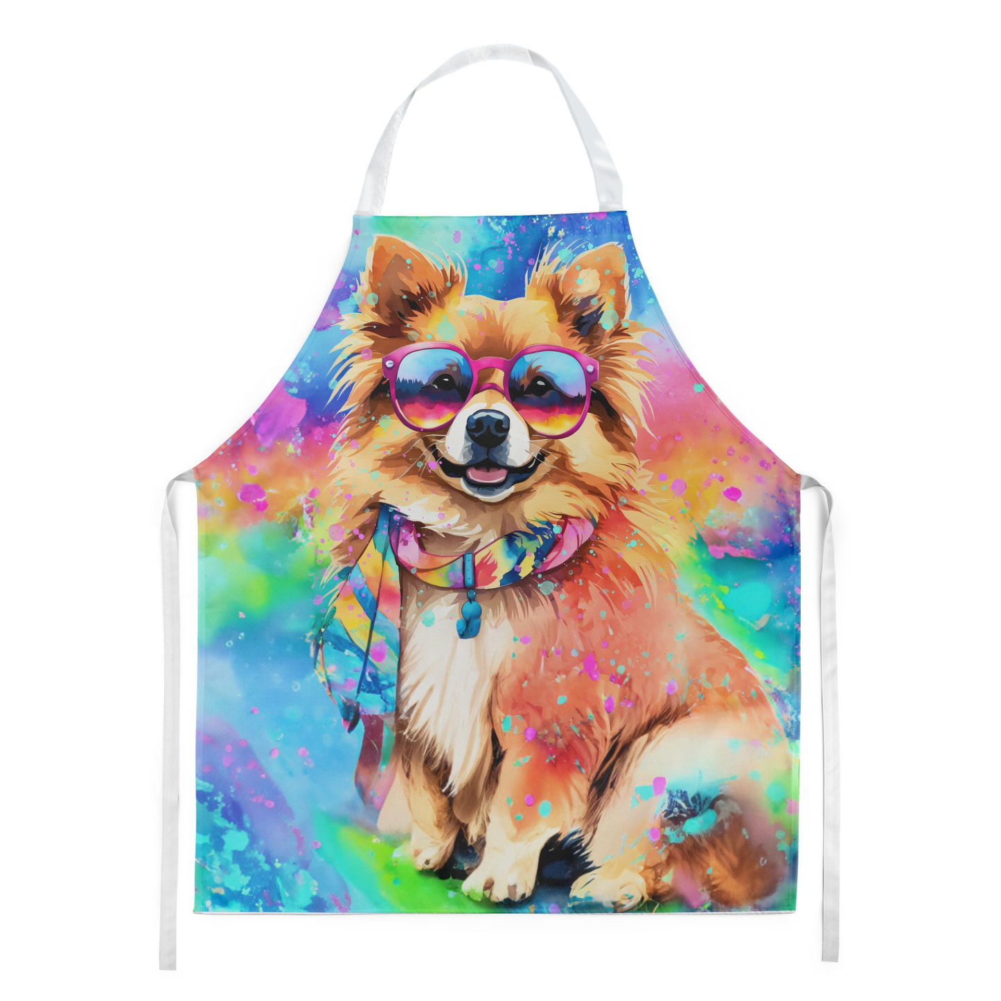 Pomeranian Hippie Dawg Apron