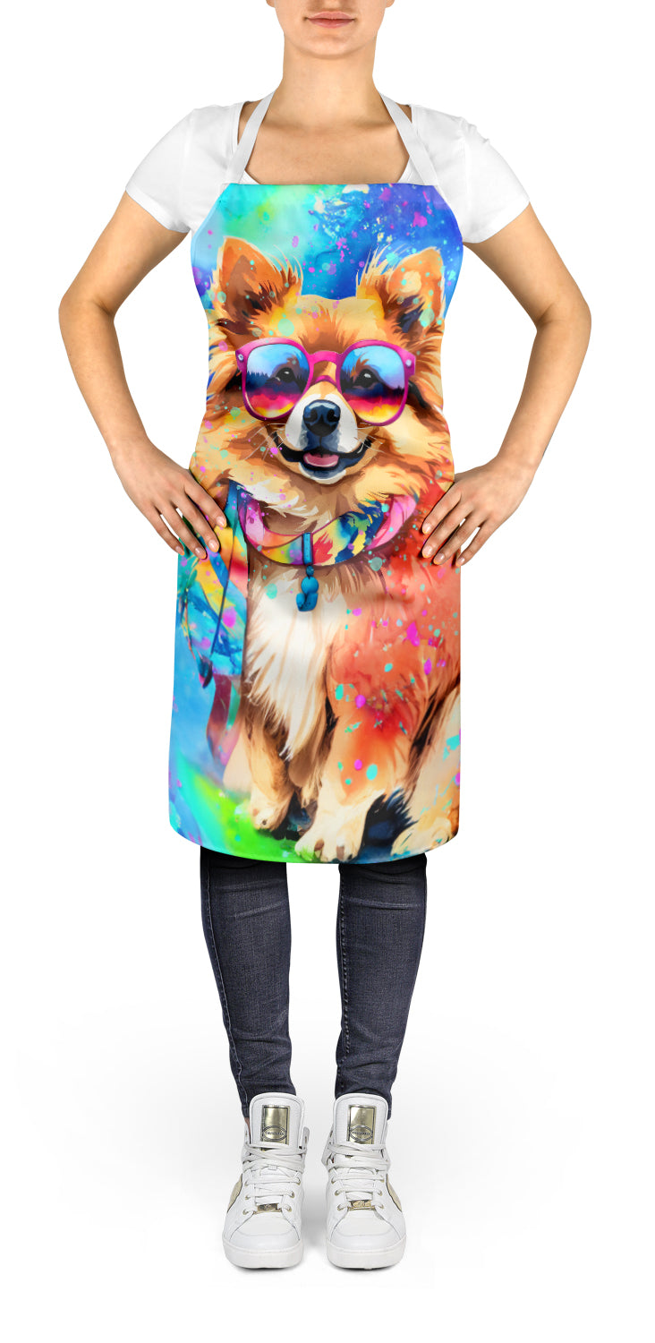 Pomeranian Hippie Dawg Apron