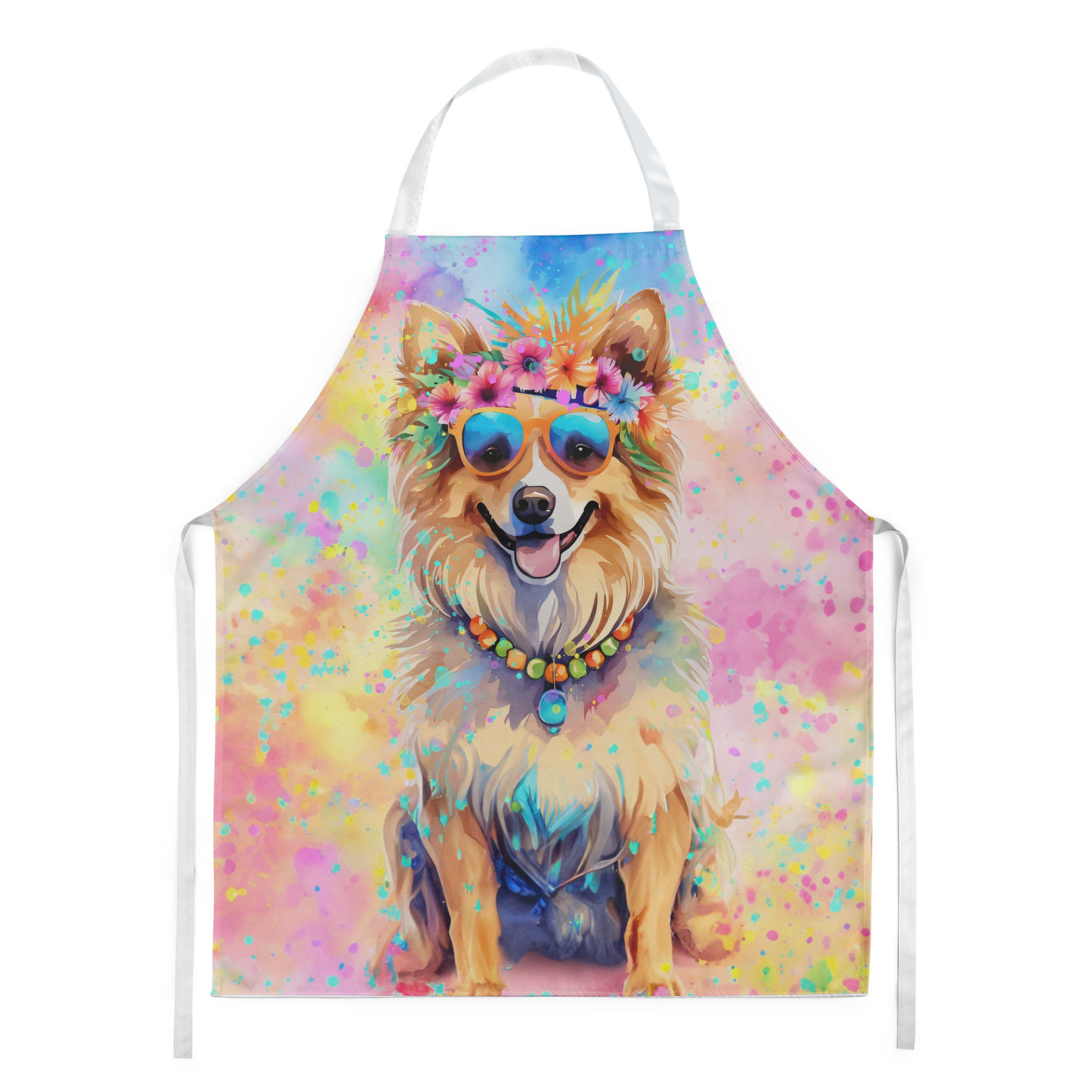 Pomeranian Hippie Dawg Apron