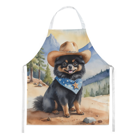 Pomeranian Cowboy Welcome Apron