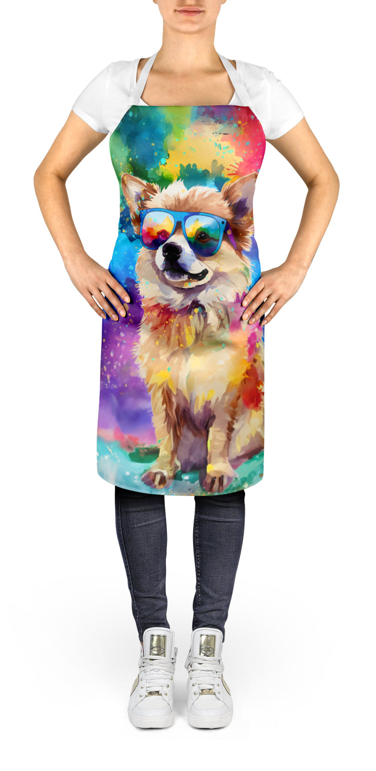 Pomeranian Hippie Dawg Apron