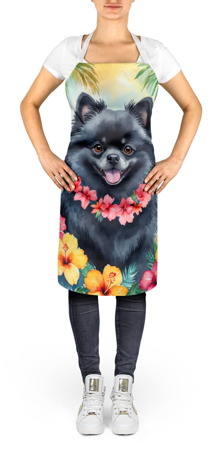 Pomeranian Luau Apron