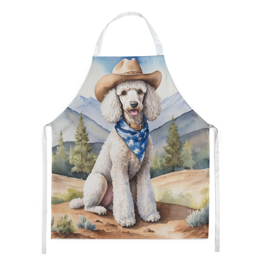 Poodle Cowboy Welcome Apron