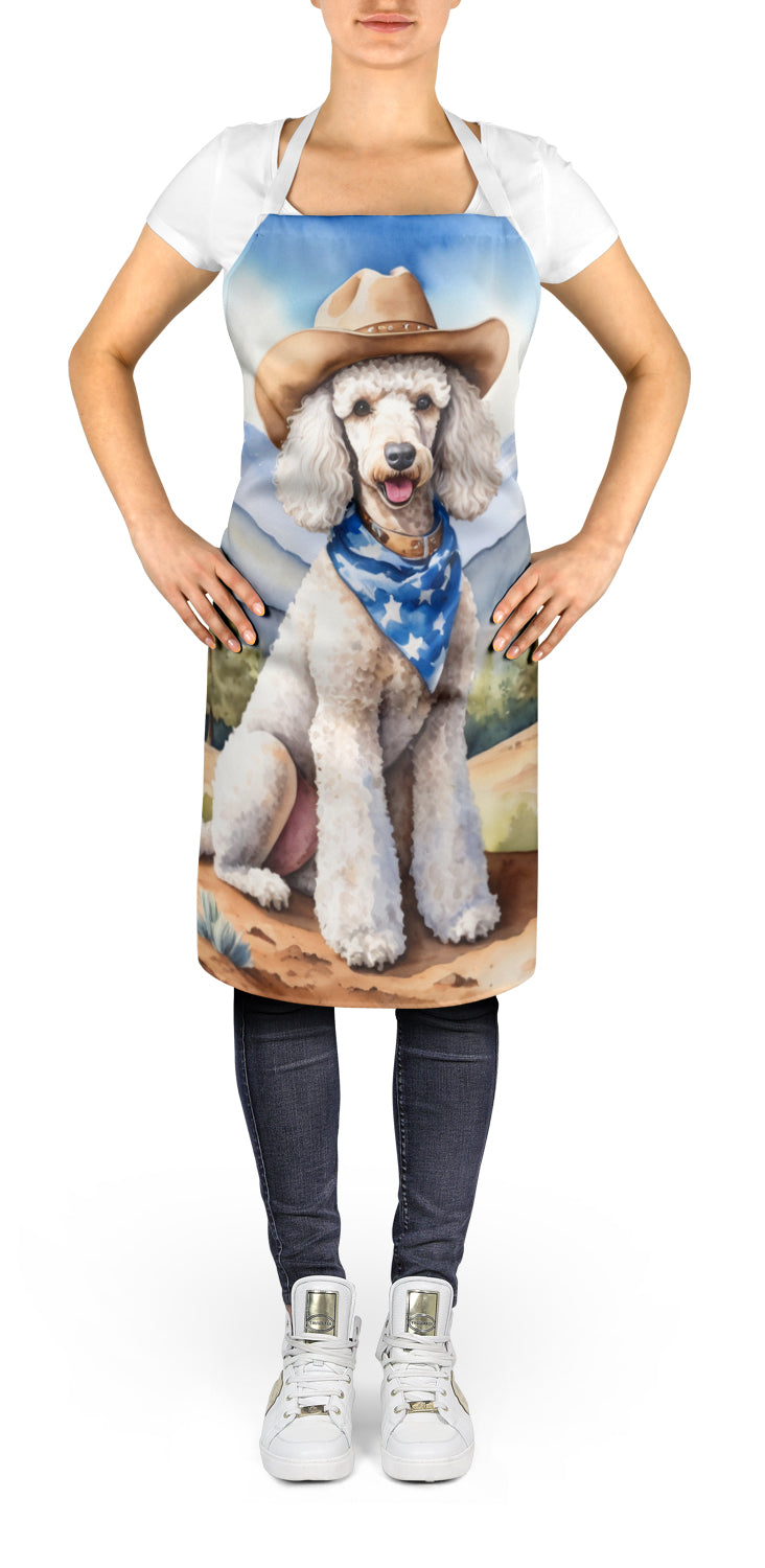 Poodle Cowboy Welcome Apron