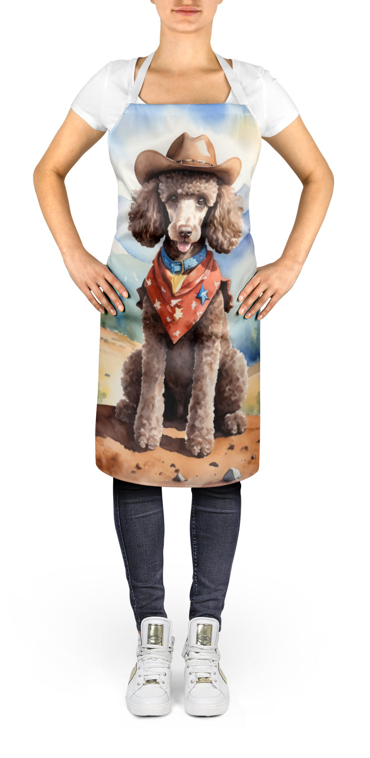 Poodle Cowboy Welcome Apron