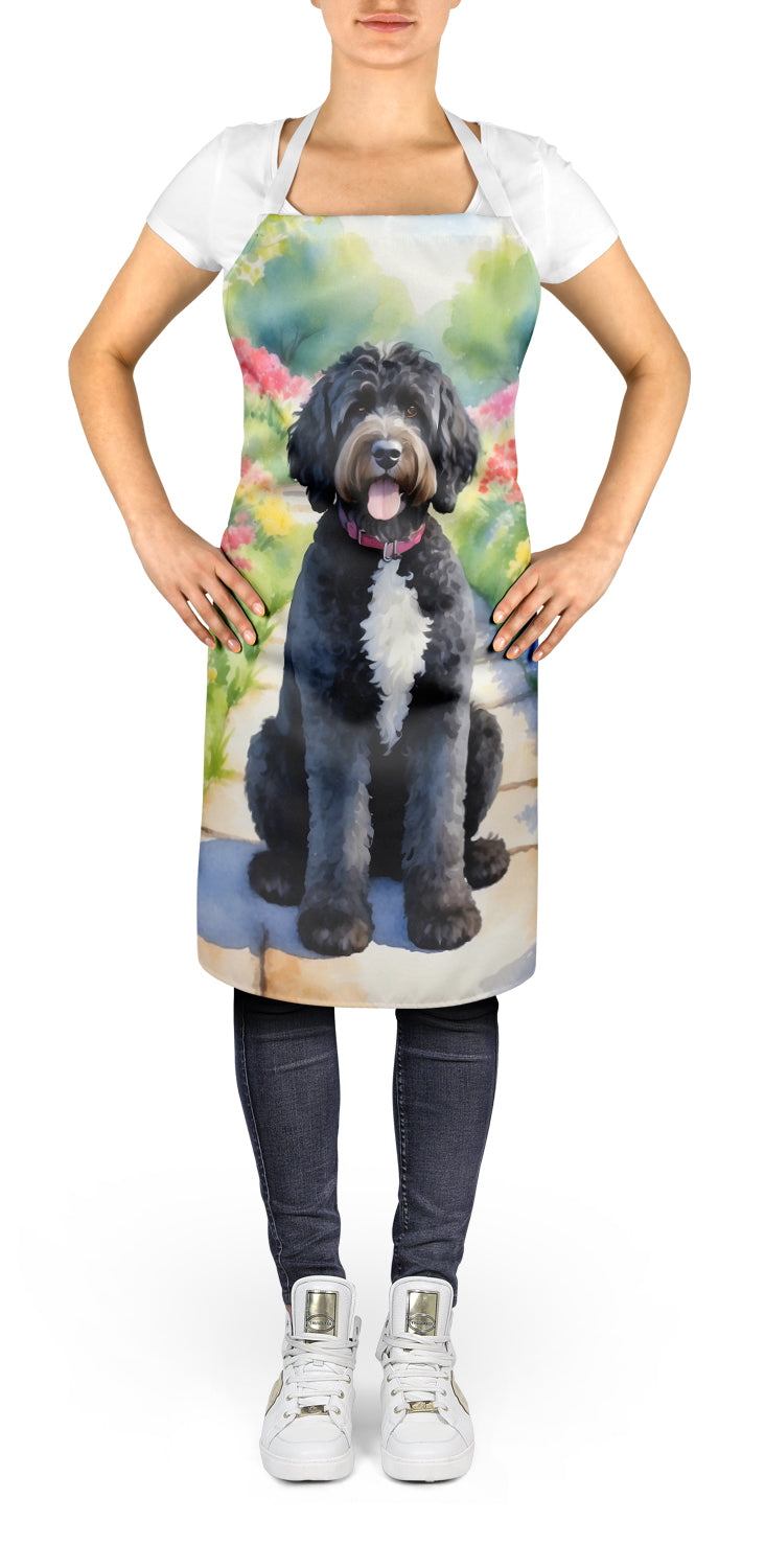 Portuguese Water Dog Spring Path Apron