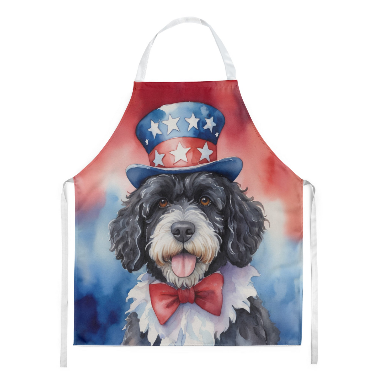 Portuguese Water Dog Patriotic American Apron