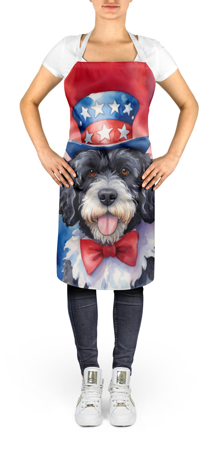 Portuguese Water Dog Patriotic American Apron