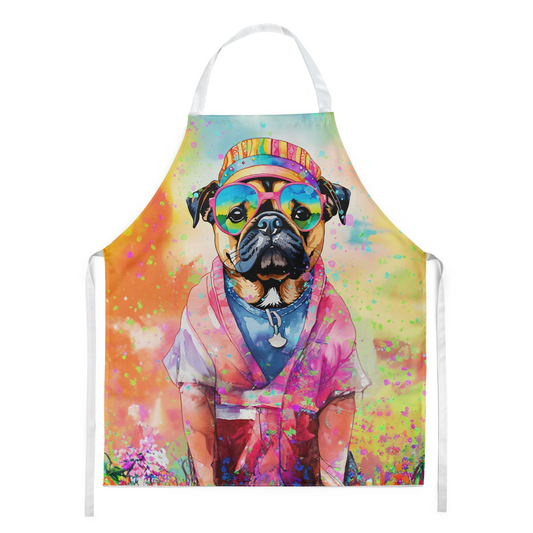 Pug Hippie Dawg Apron