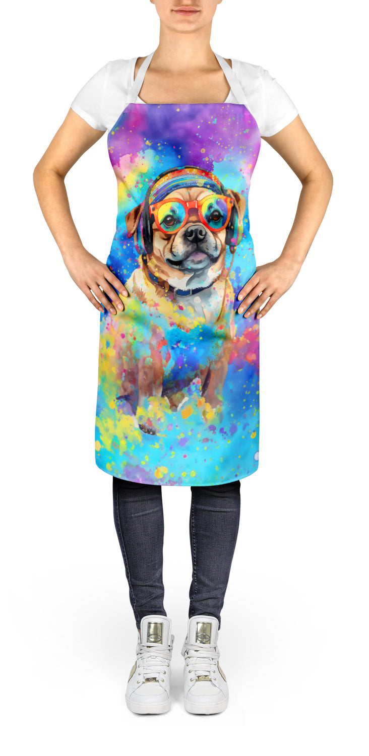 Pug Hippie Dawg Apron