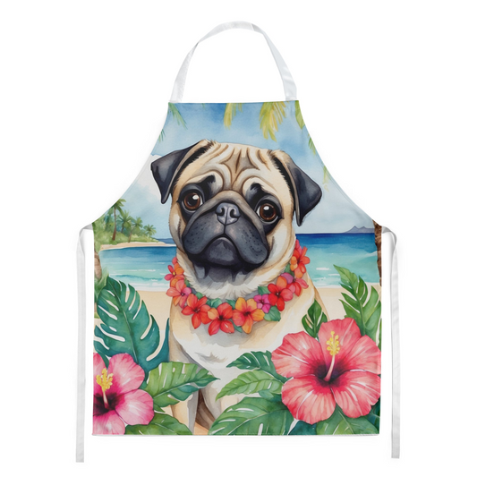 Pug Luau Apron