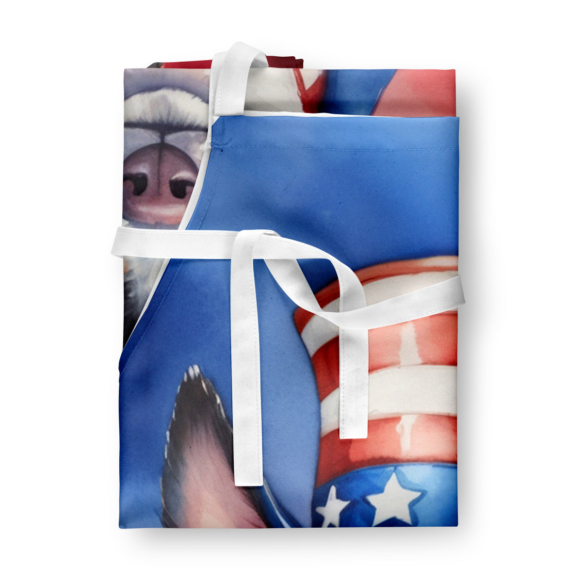 Rat Terrier Patriotic American Apron