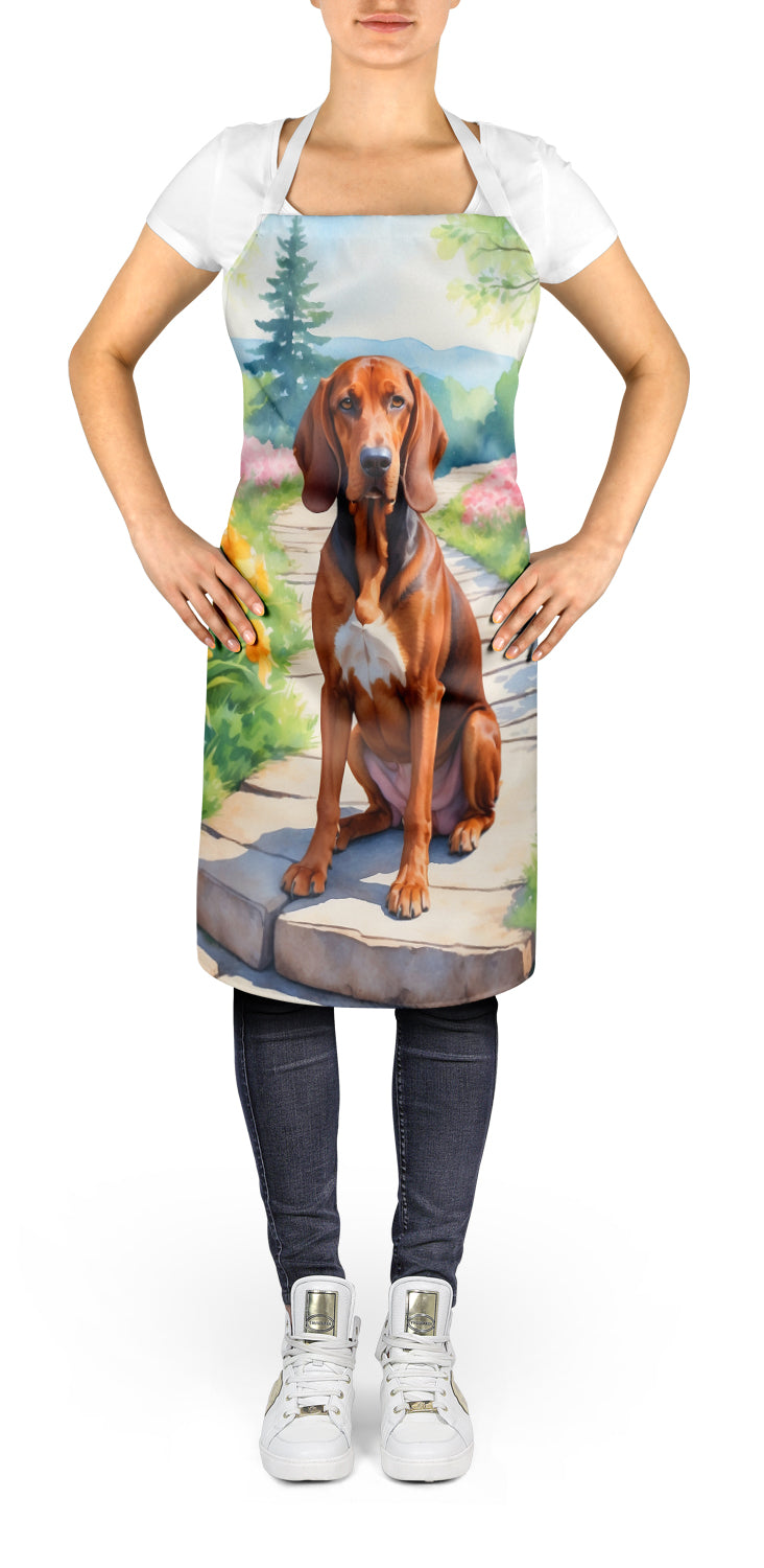 Redbone Coonhound Spring Path Apron