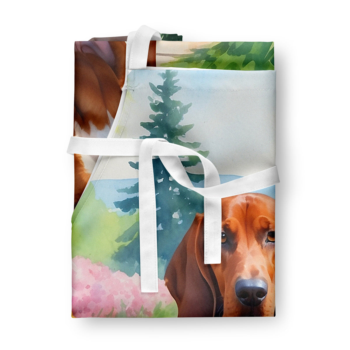 Redbone Coonhound Spring Path Apron