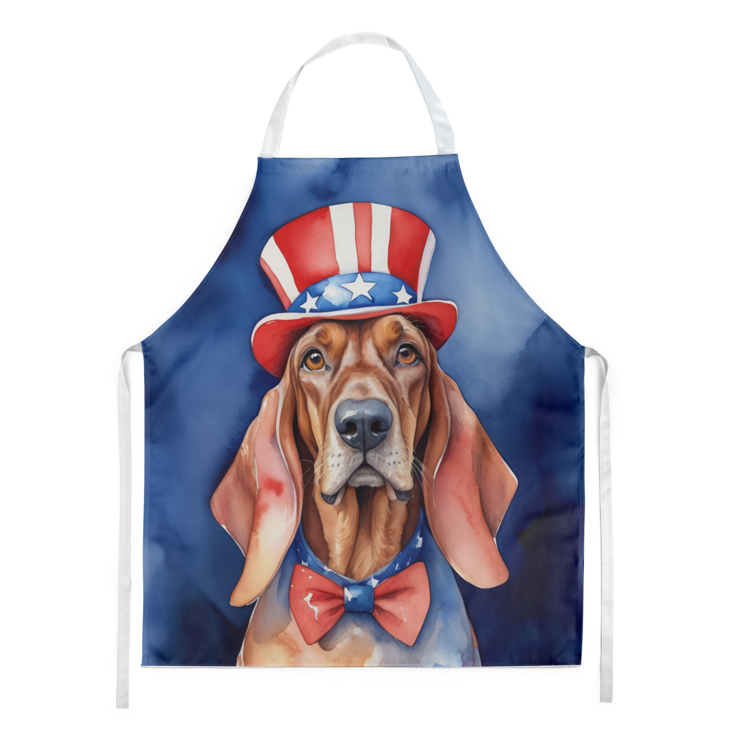 Redbone Coonhound Patriotic American Apron