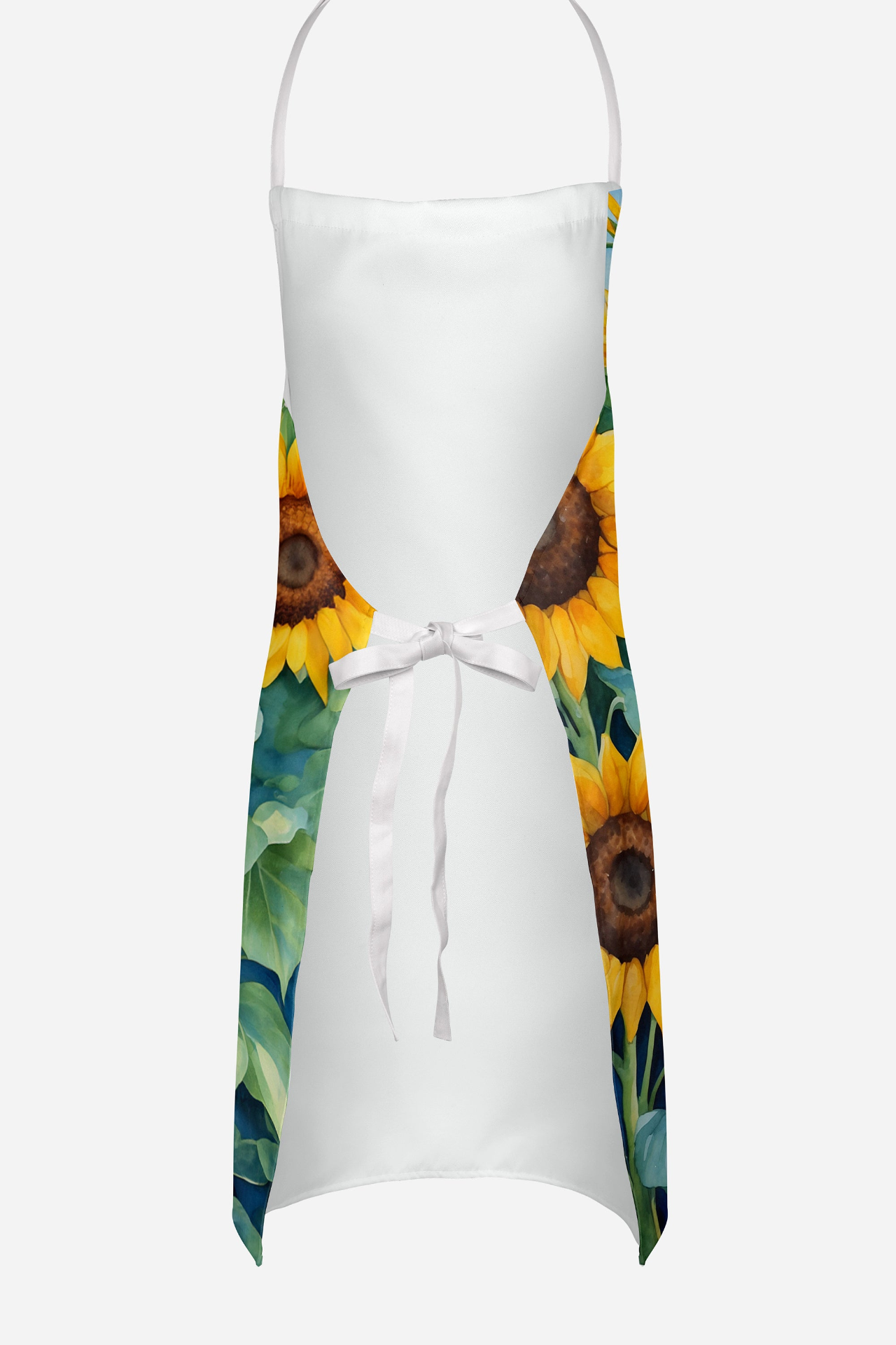 Rhodesian Ridgeback in Sunflowers Apron