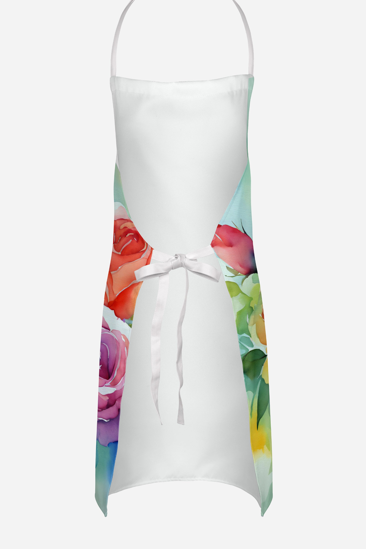 Roses in Watercolor Apron