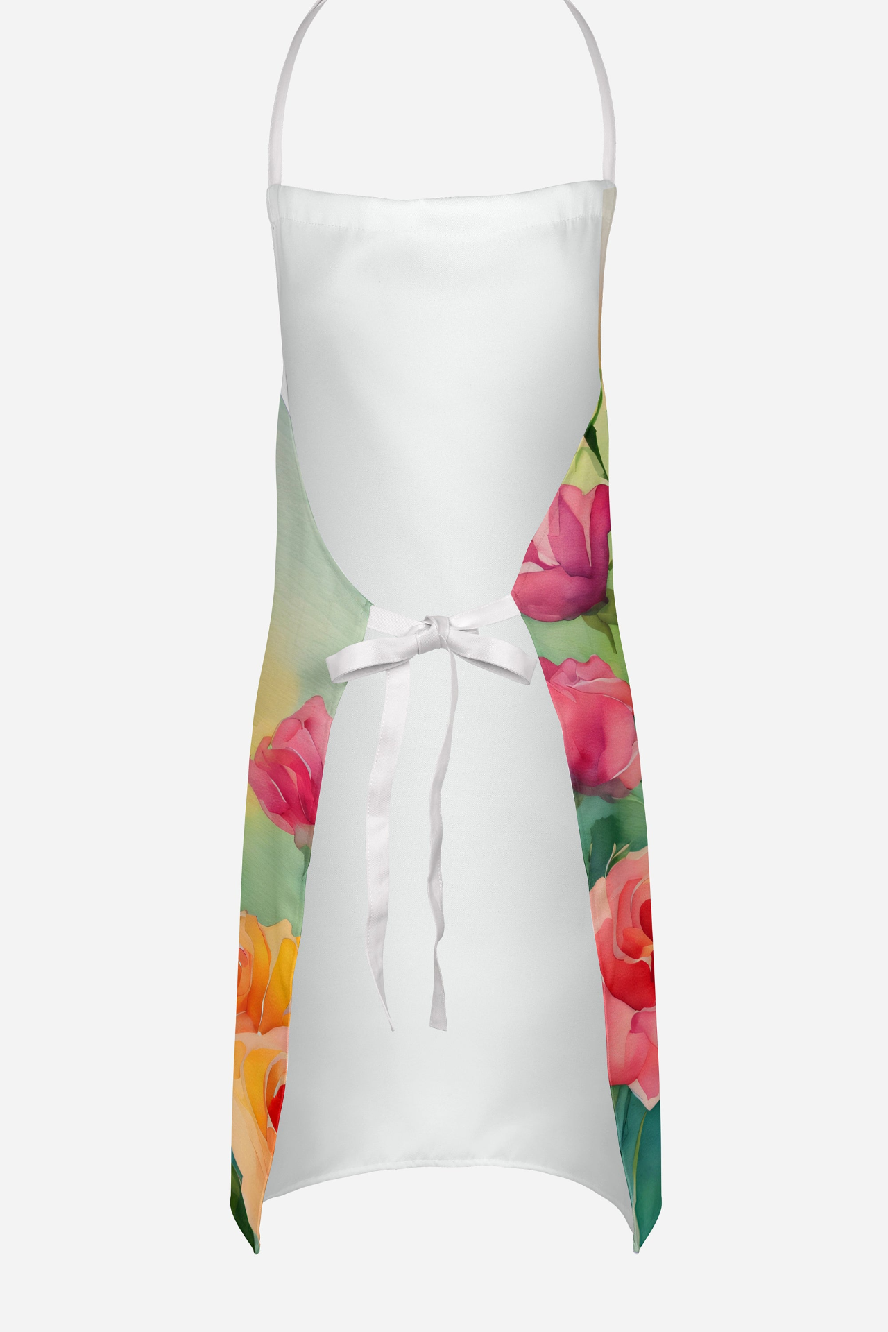 Roses in Watercolor Apron