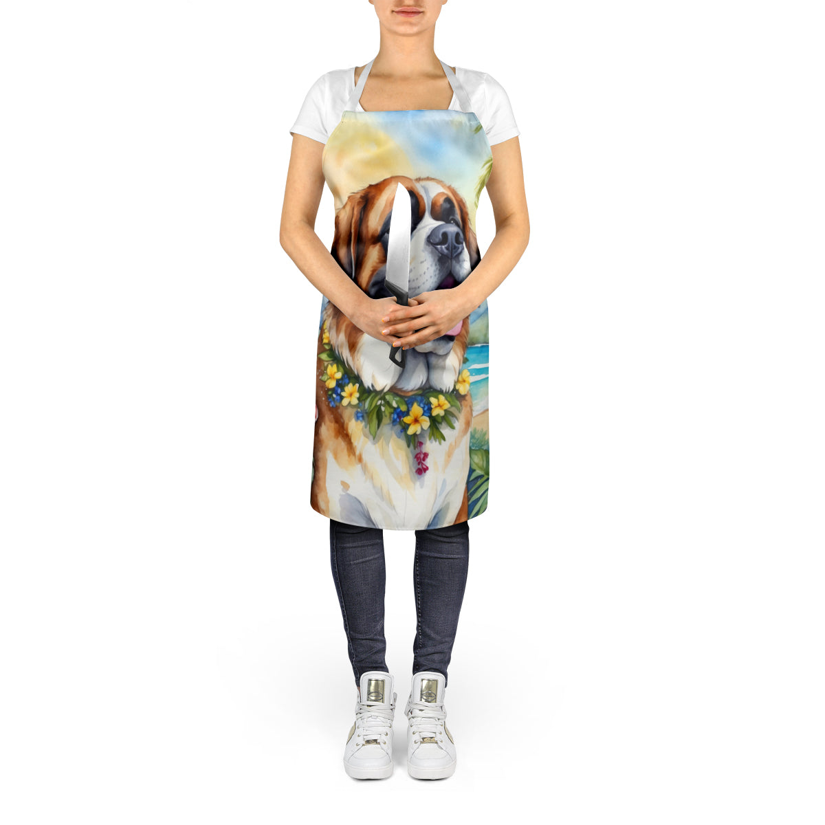 Saint Bernard Luau Apron