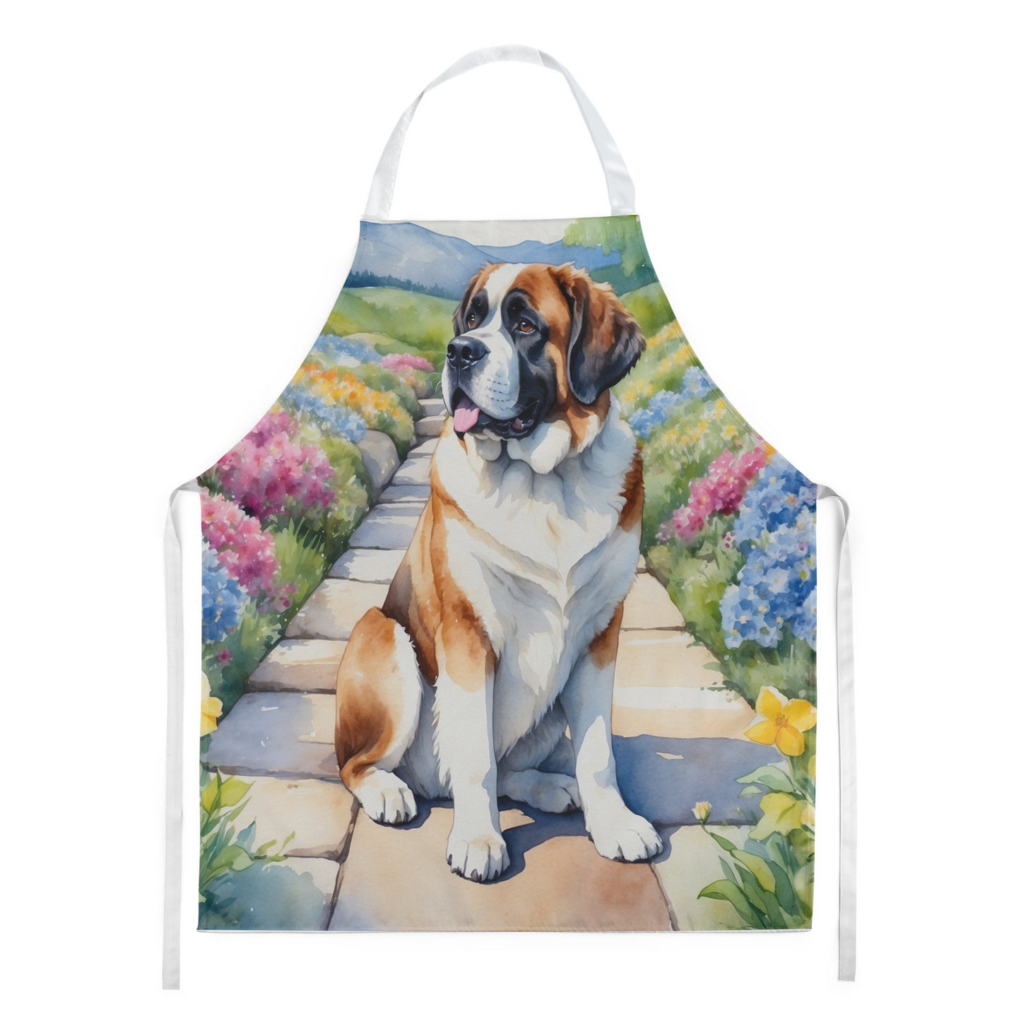 Saint Bernard Spring Path Apron