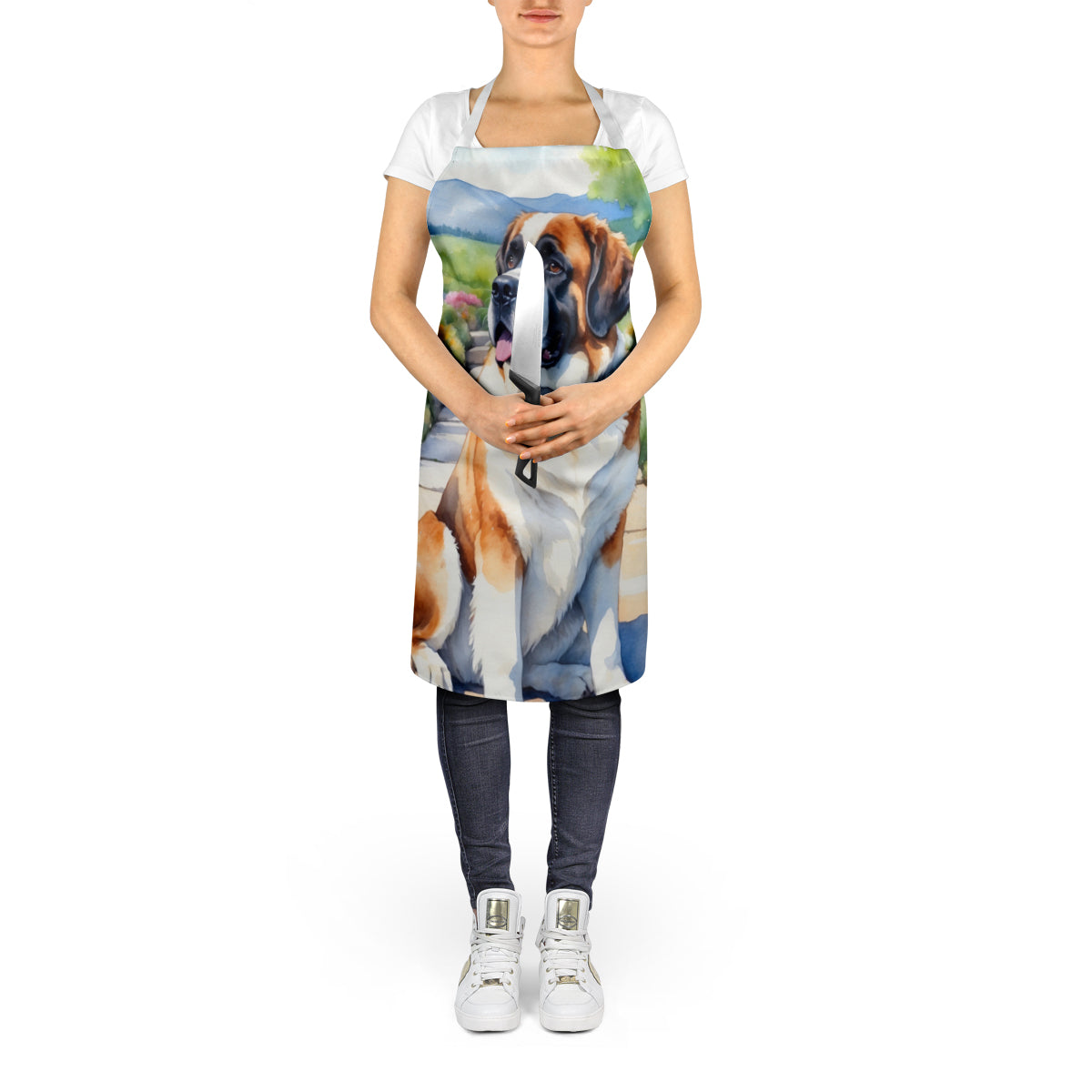 Saint Bernard Spring Path Apron