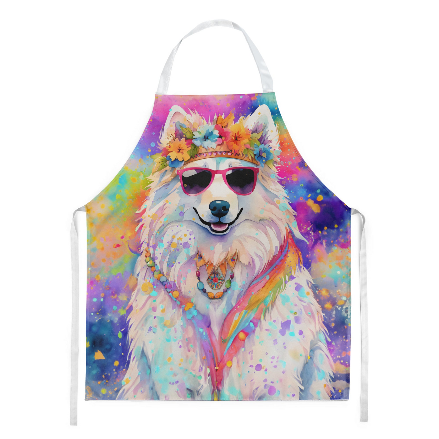 Samoyed Hippie Dawg Apron