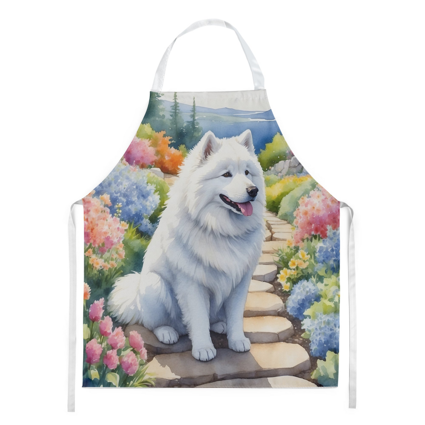 Samoyed Spring Path Apron