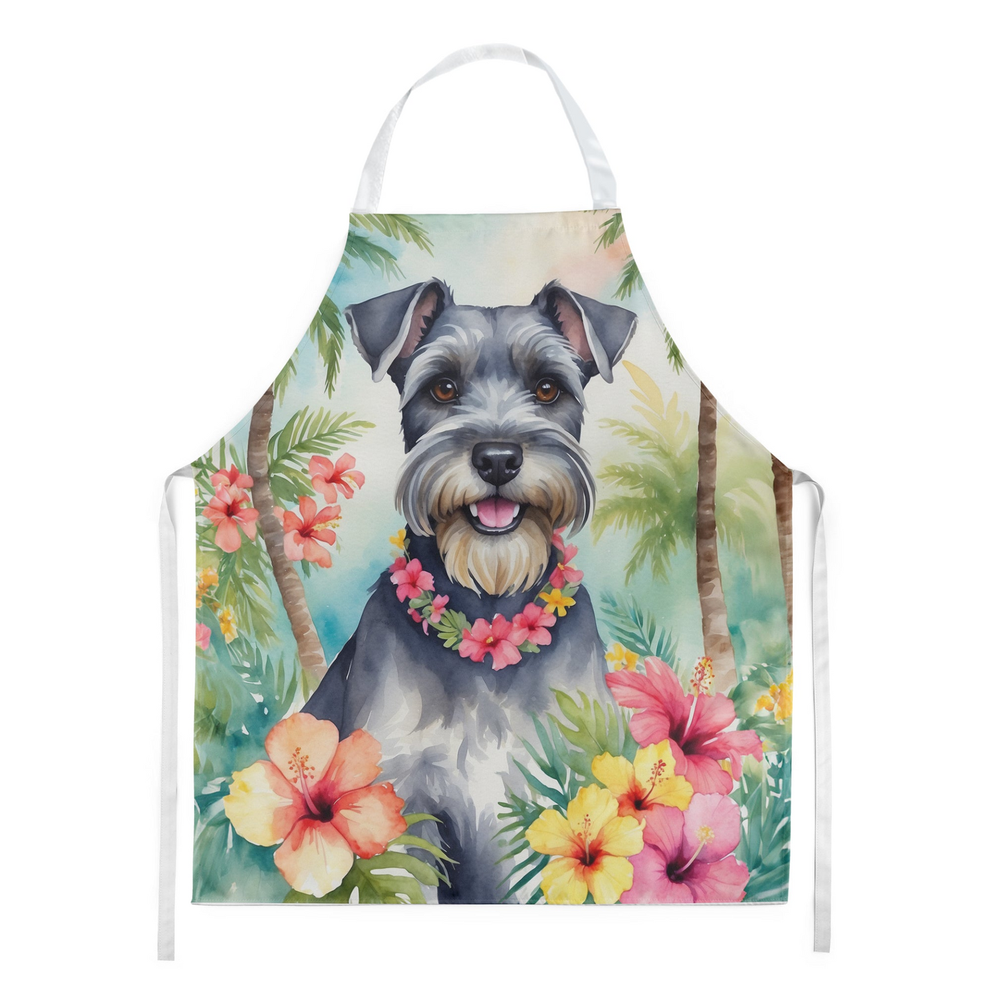 Schnauzer Luau Apron