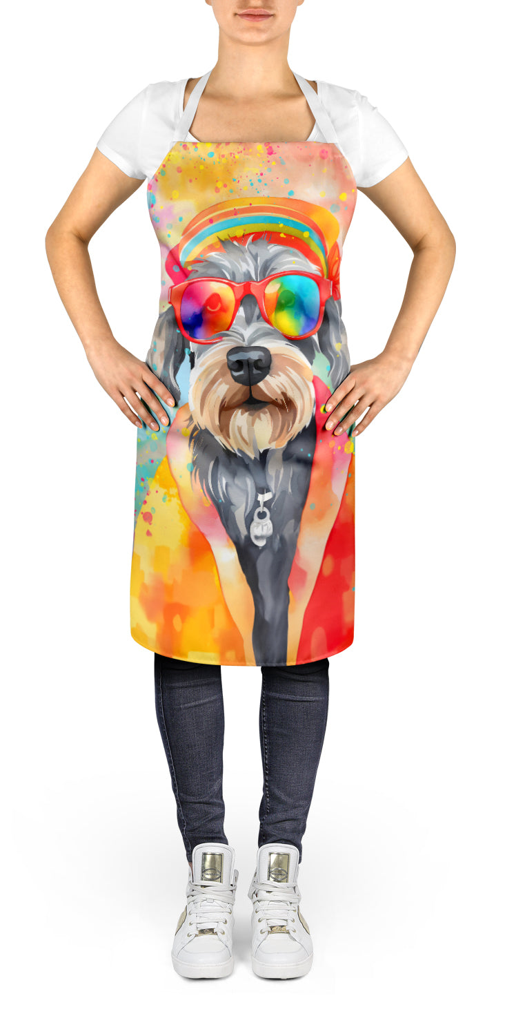 Schnauzer Hippie Dawg Apron