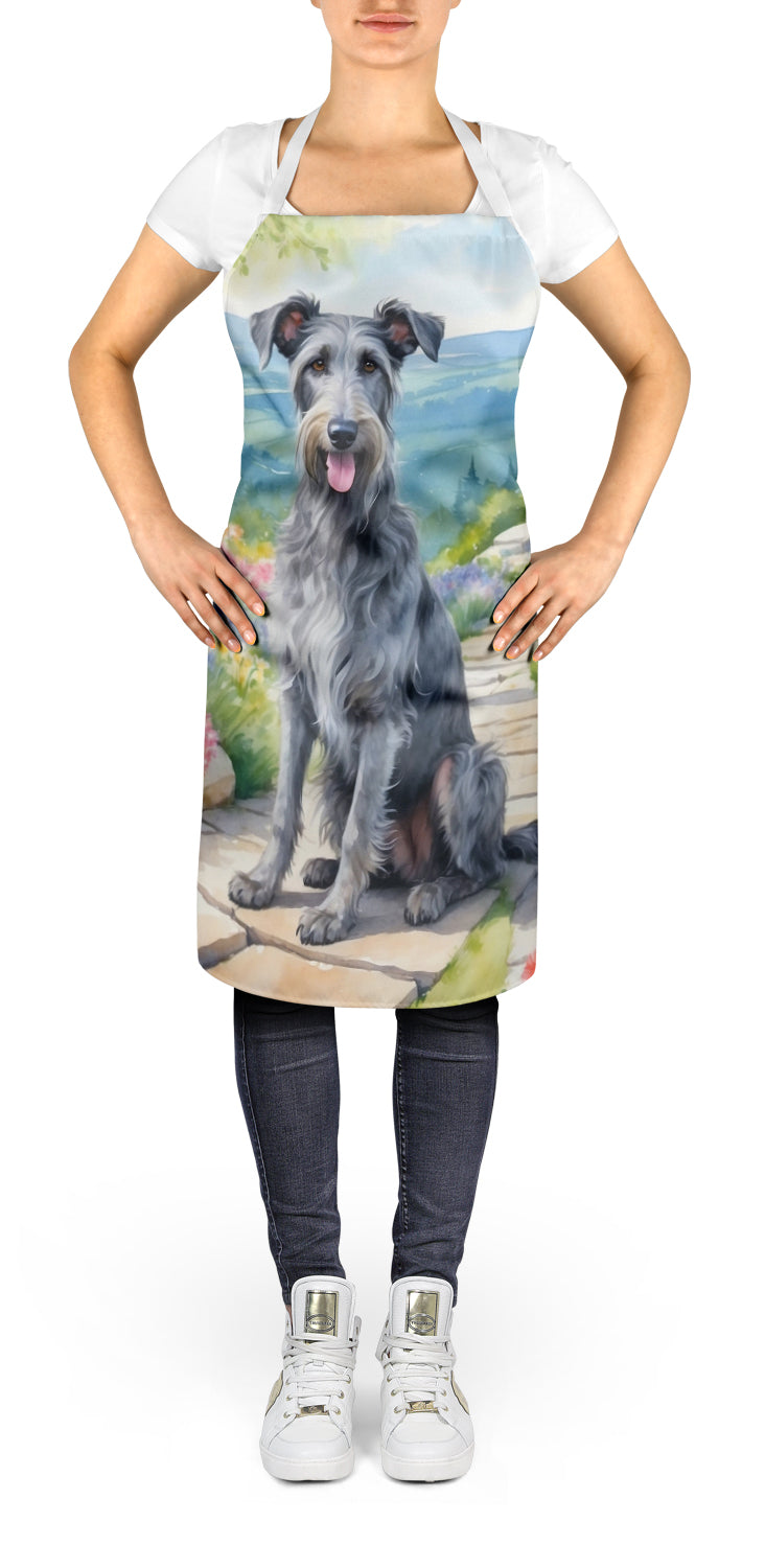 Scottish Deerhound Spring Path Apron