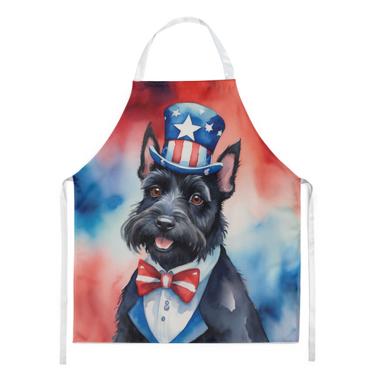 Scottish Terrier Patriotic American Apron