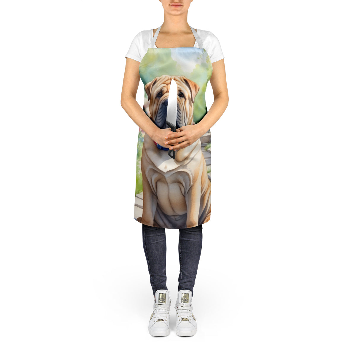 Shar Pei Spring Path Apron