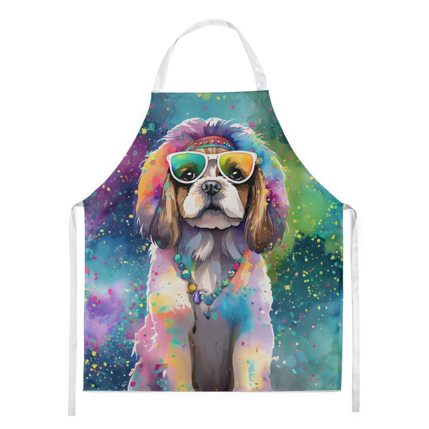 Shih Tzu Hippie Dawg Apron